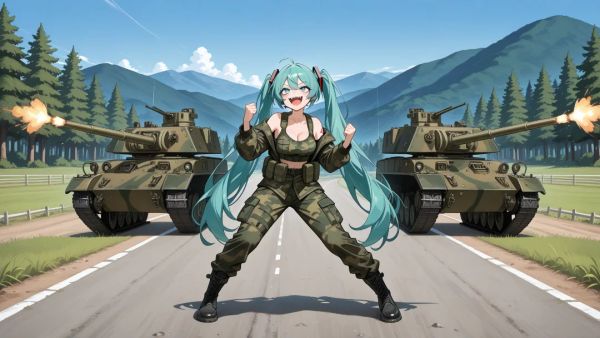 💥❤️🩹Miku en la guerra de los valcanes ❤️🔥☠️