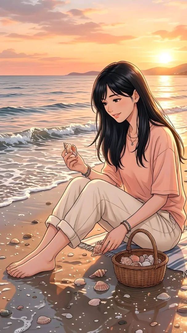 Finding peace at the shore 