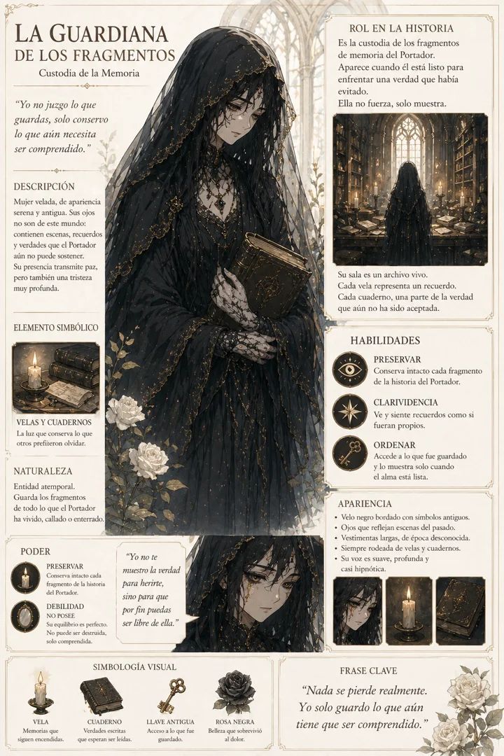 La Guardiana de Fragmentos 🌹🕯️