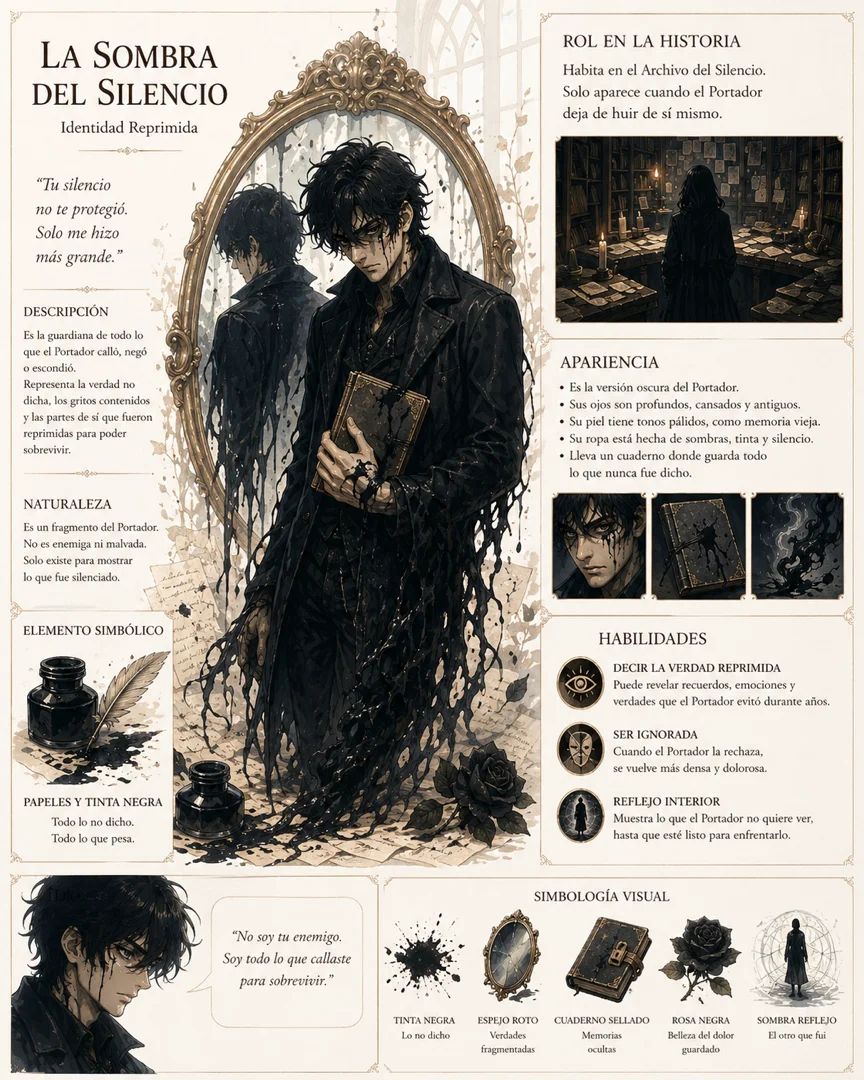 ¡La Sombra del Silencio me fascina! 🖋️🌑