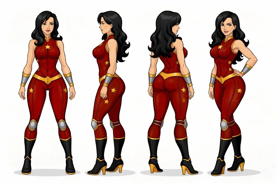 Wonder girl character sheet 