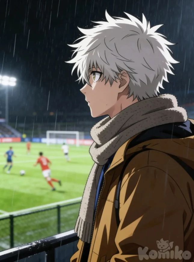 Nagi mirando un partido