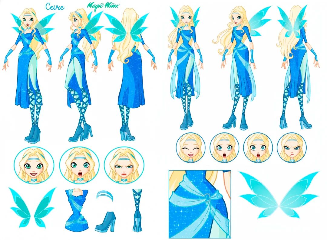 Ceire Magic Winx character sheet