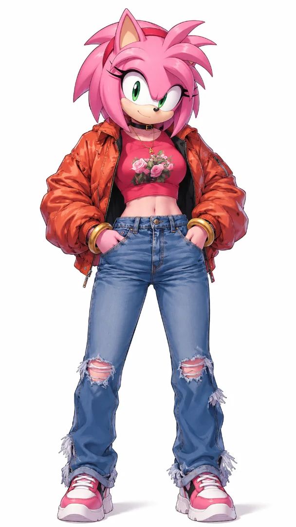Amy Rose in different outfit 