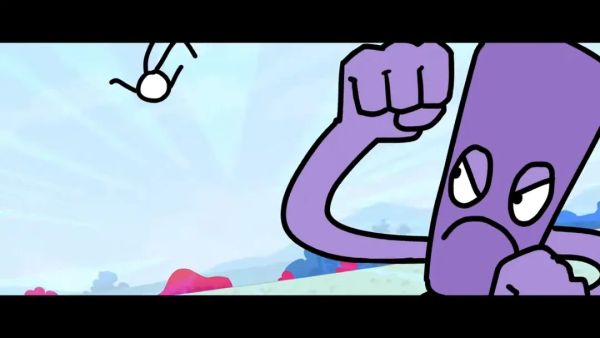 Exclamation Mark and Animatic fighting for some reason.