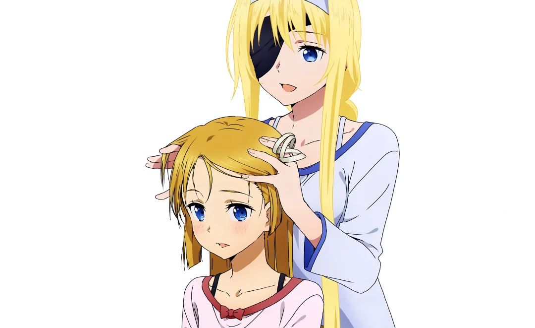 La calma de estar junto a su hermana