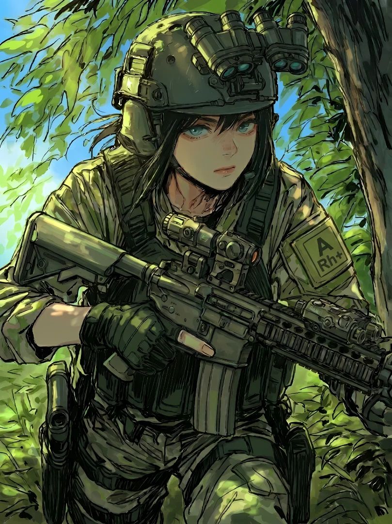 Special force in jungle