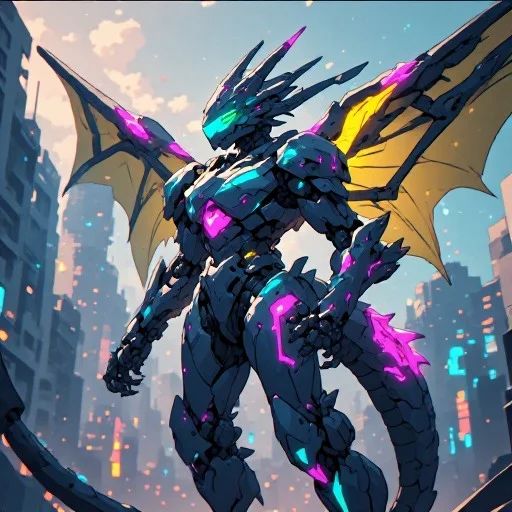 An Image Slideshow of the Starborn MechaDrake 