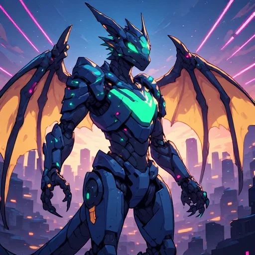 An Image Slideshow of the Starborn MechaDrake 