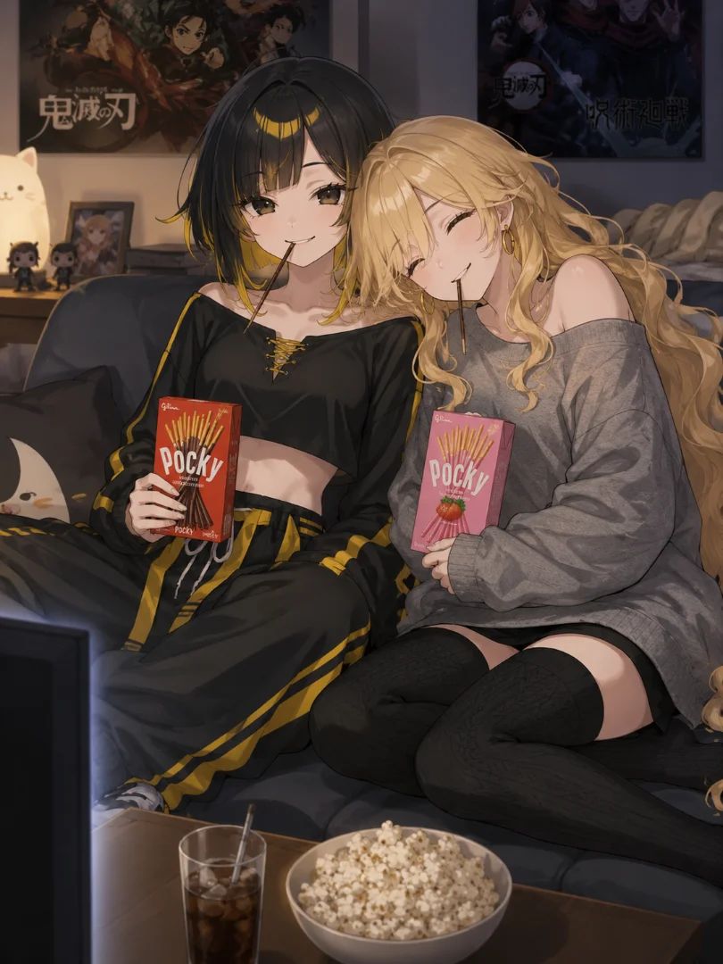 Anime and snacks!