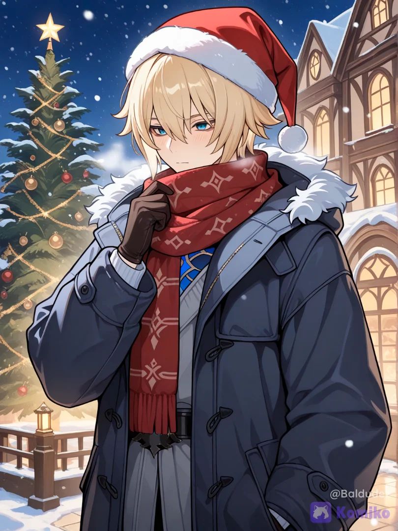 Genshin Impact Christmas Outfit - Dainsleif