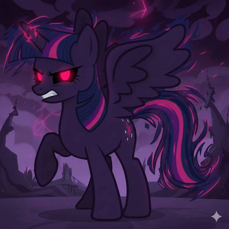 evil version of twilight sparkle