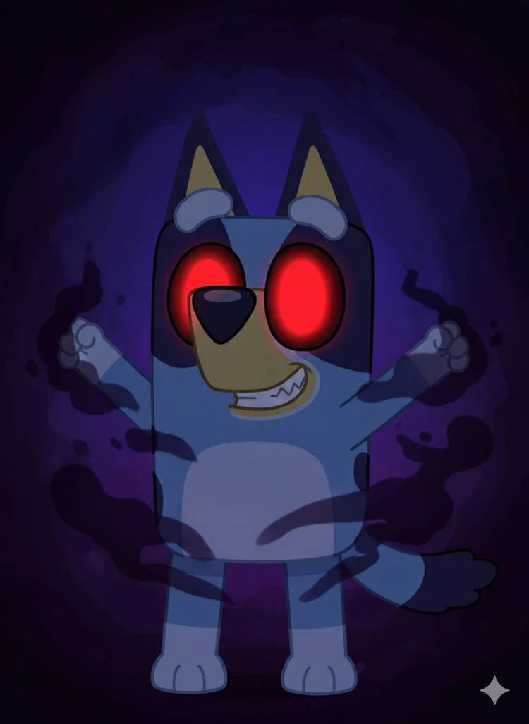 evil bluey