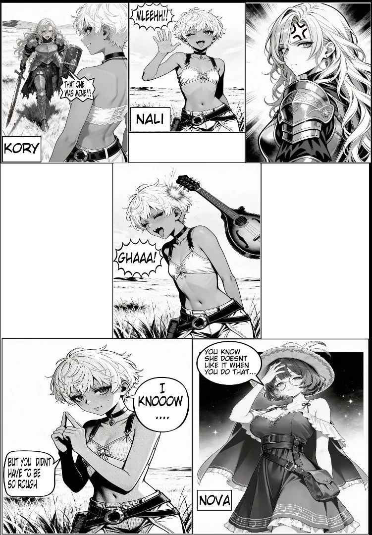 pages 1-4 to my new project!