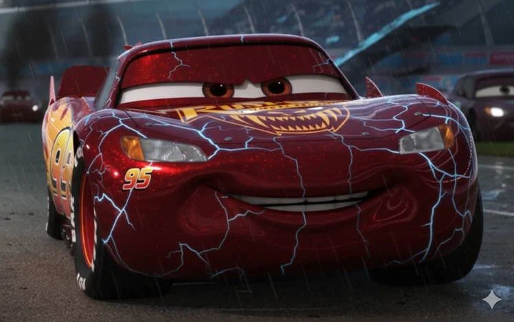evil lighting McQueen