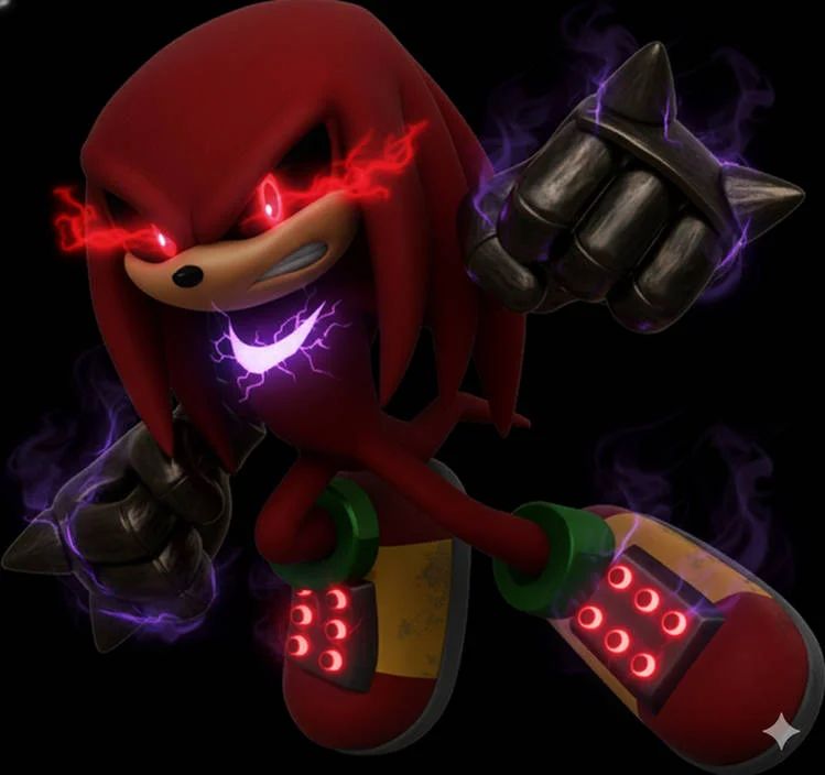 evil Amy and knuckles