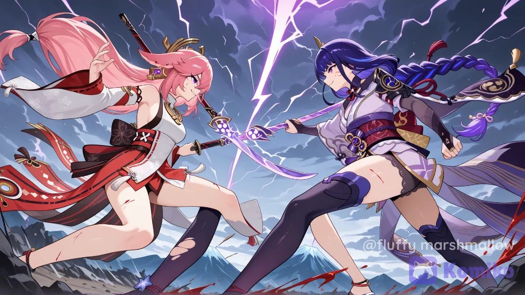 Raiden shogun vs yae miko