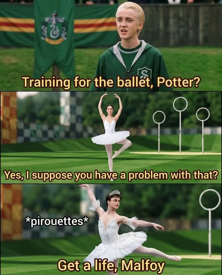 Ballet Harry Slays Malfoy 🩰✨