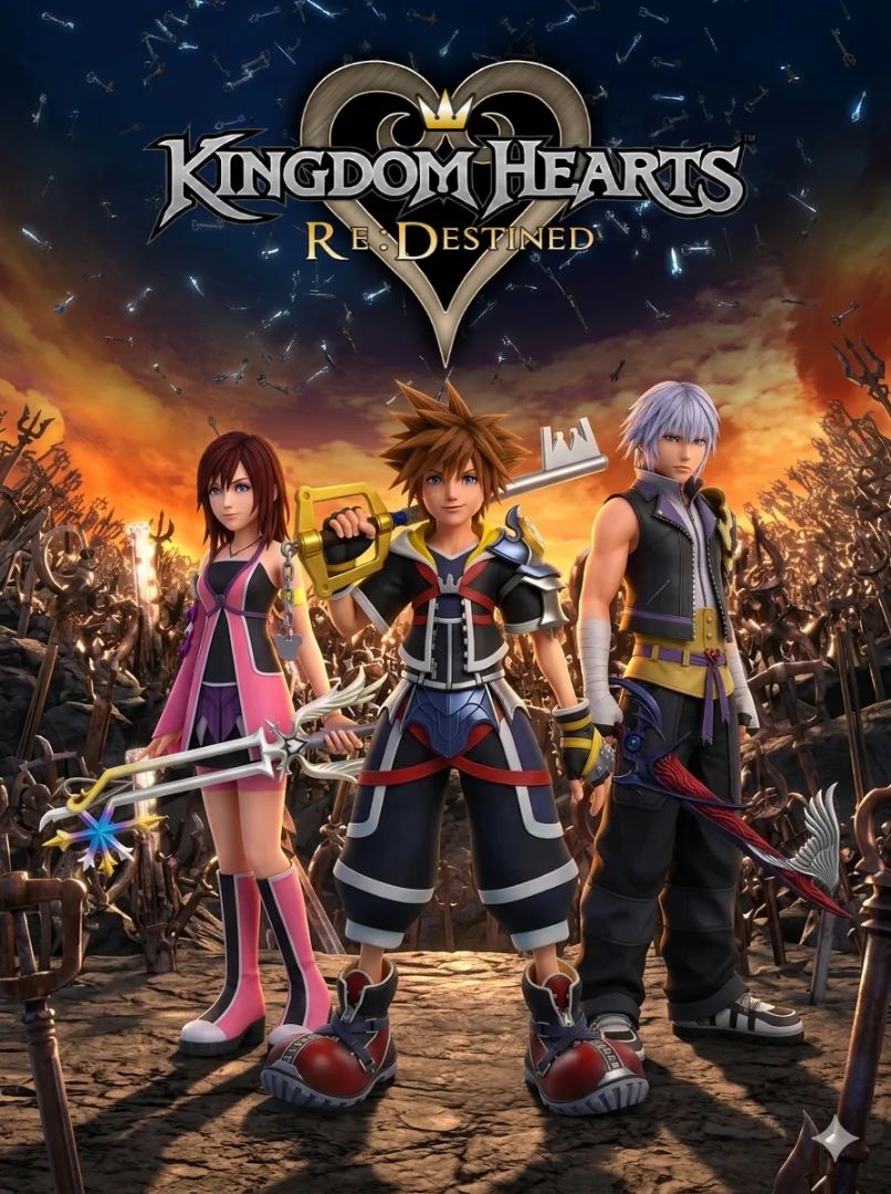 Kingdom Hearts ReDestined CG Game Cover Art (Updated)