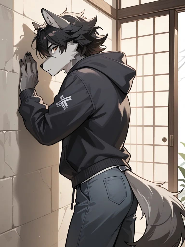 [pop-anime-style]  wolf vs wolf