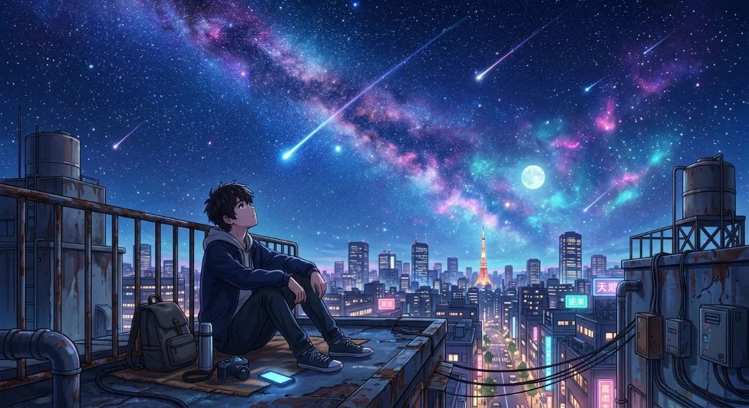 The universe, and the sky