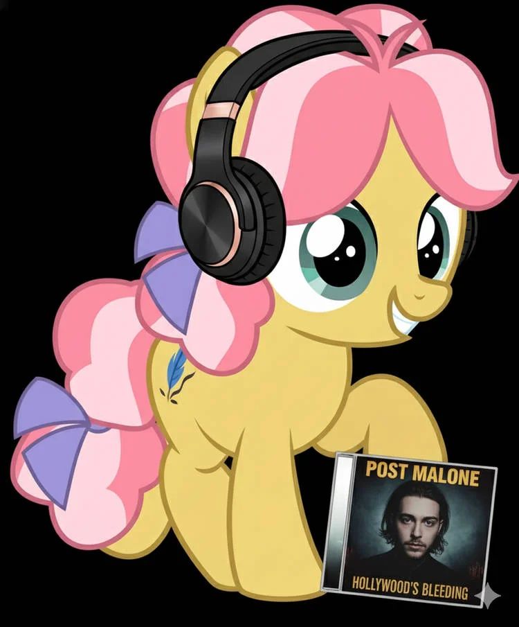 MLP characters listening to music