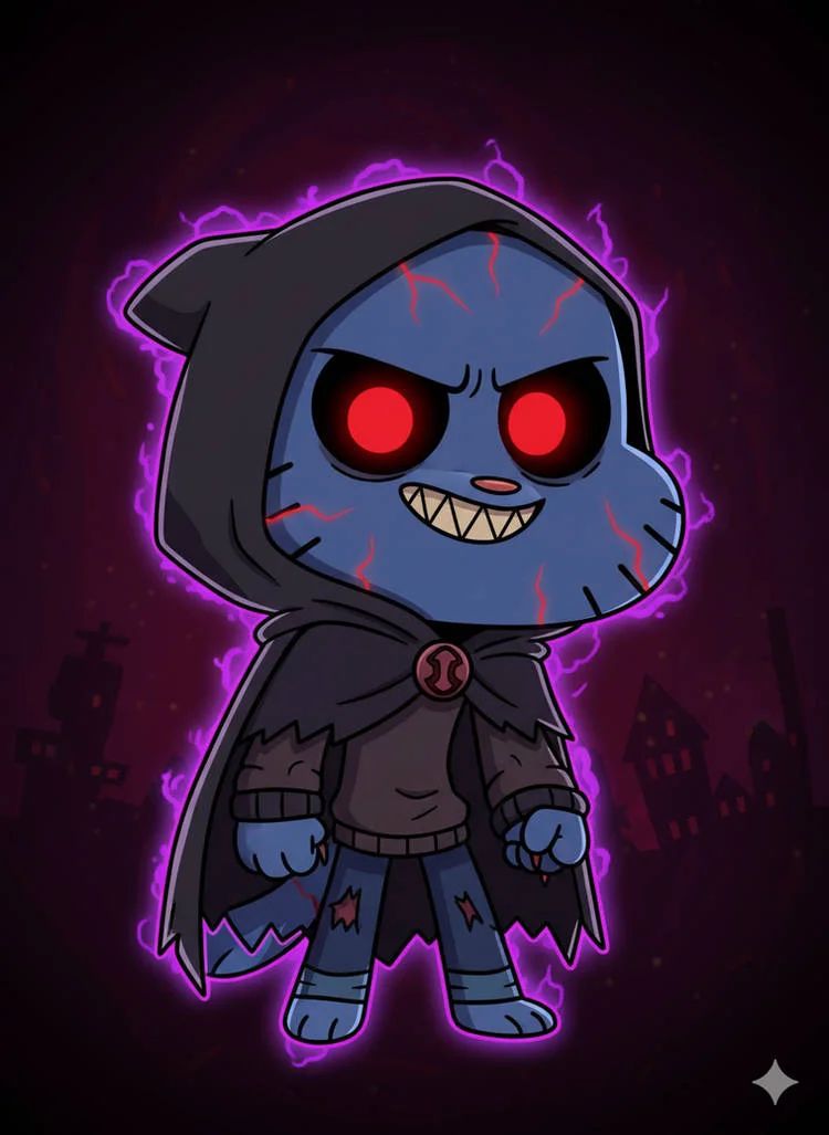 evil gumball and Darwin