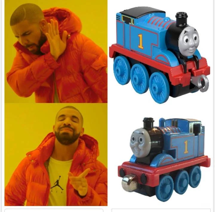 Thomas toy drake meme