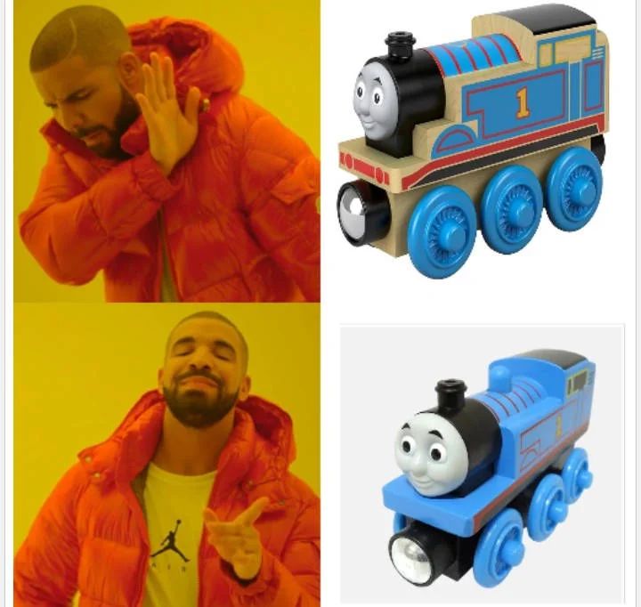 Thomas wooden railway is better than Thomas wood
