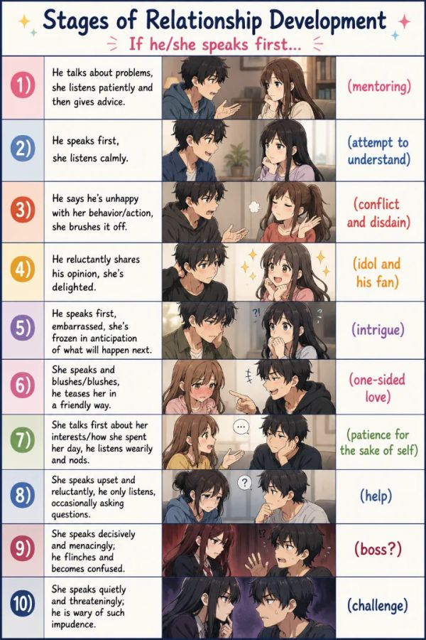 Stage of Relationship & OTP ideas