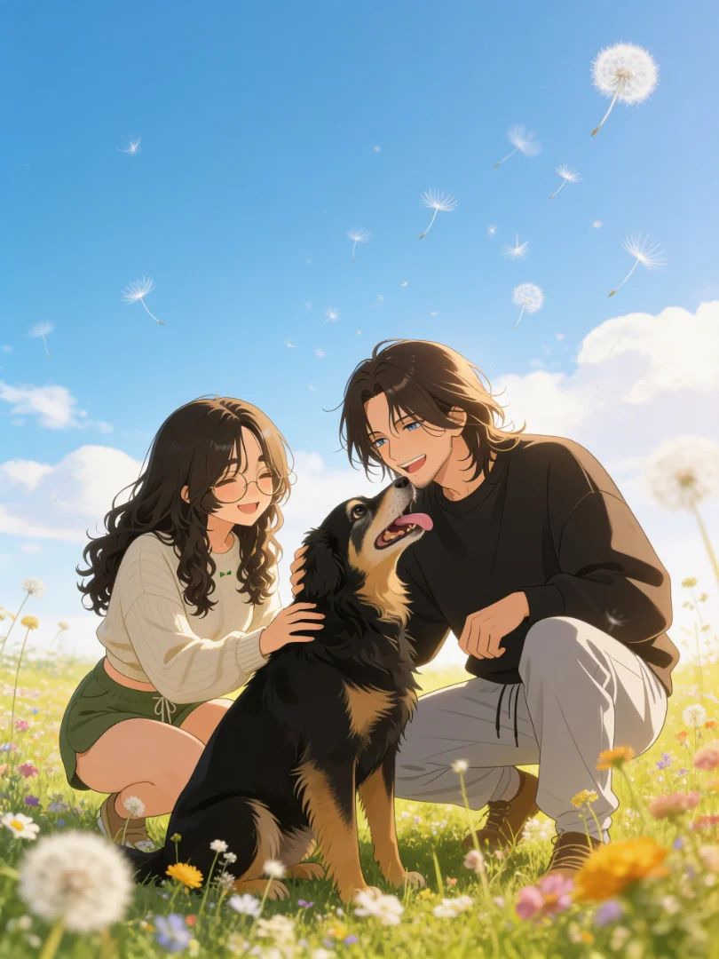 🌼🐶Happy Place with My Favorites🐶🌼