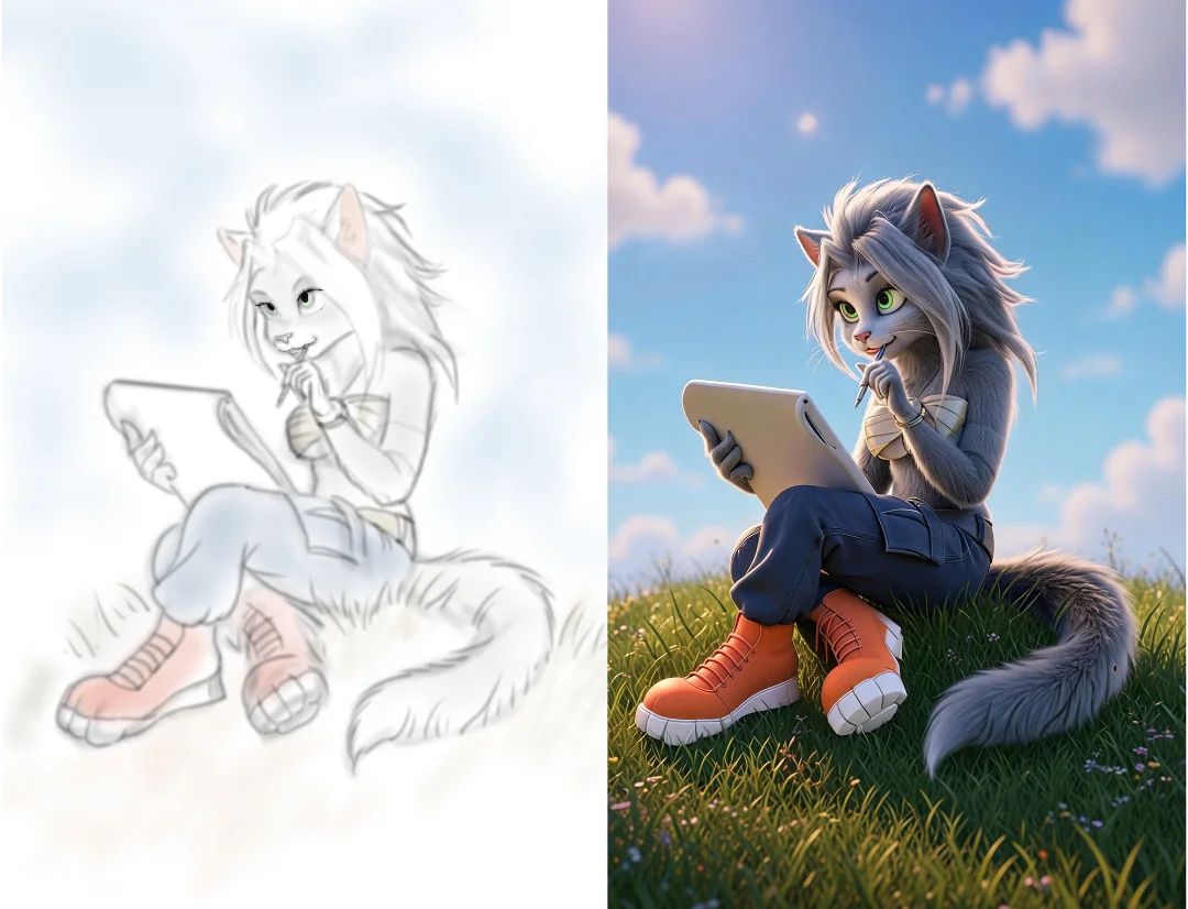 Outdoor sketching