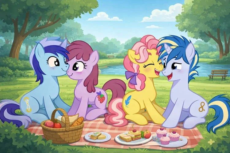 cartoon characters on dates or dubble dates