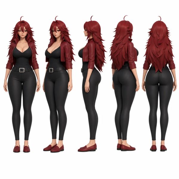 3d girlfriend (fnf) character sheet