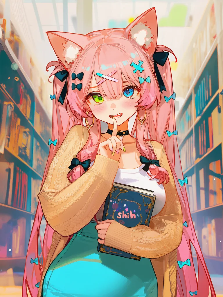 🖤🩵🩷New? Shh.. Gotta Be Quiet In The Library~🩷🩵🖤