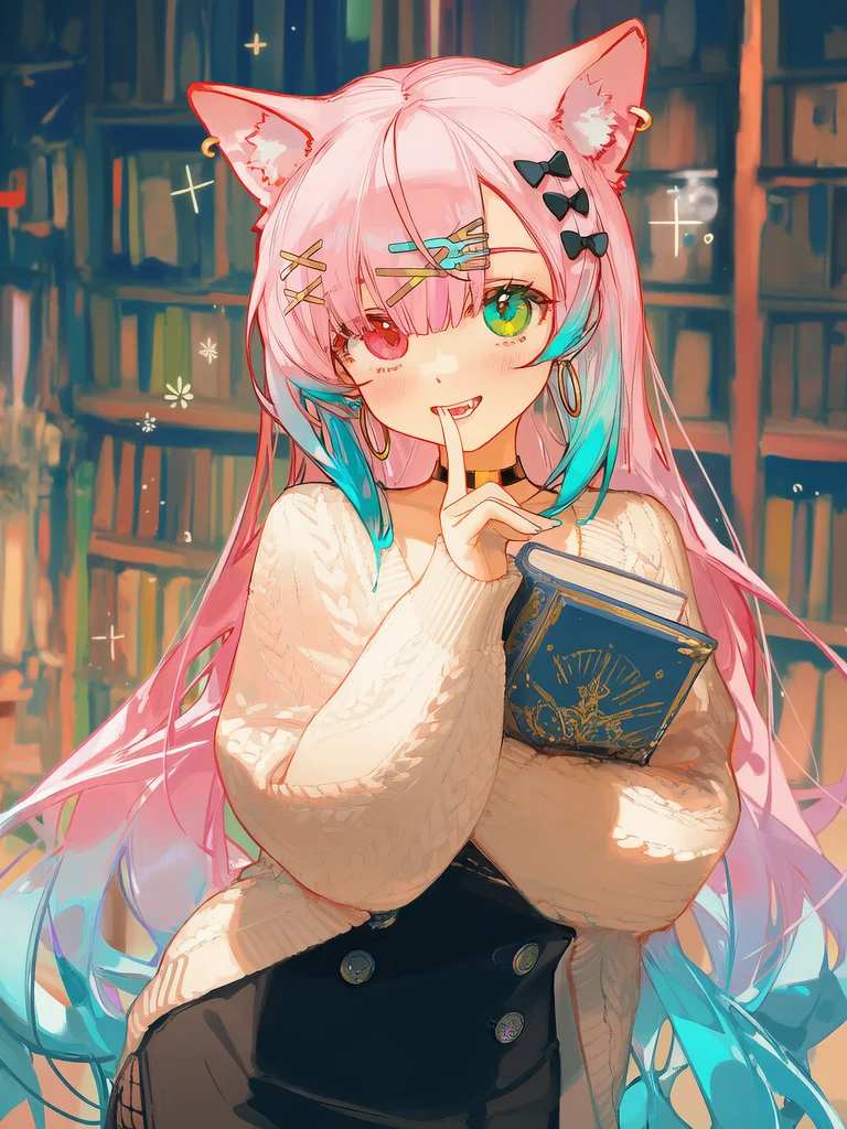 🖤🩵🩷New? Shh.. Gotta Be Quiet In The Library~🩷🩵🖤