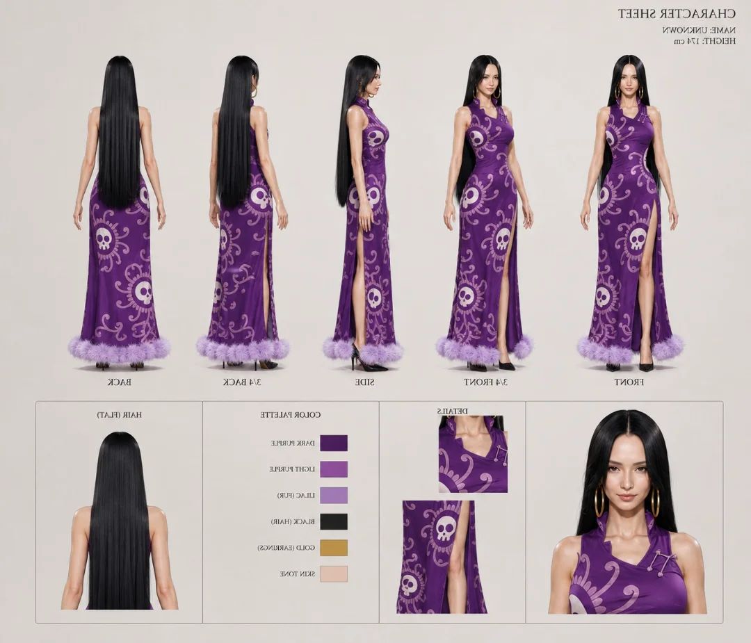 Boa Hancock character sheet