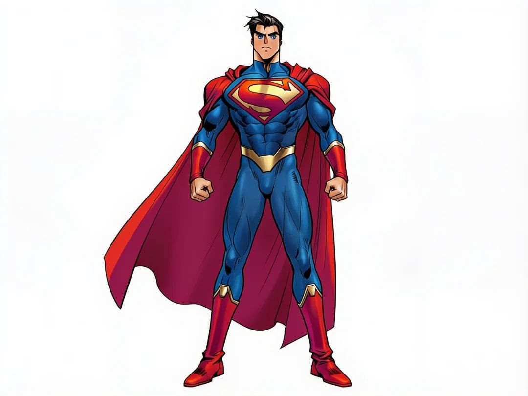 Shirow Masamune Style Superman Character Sheet