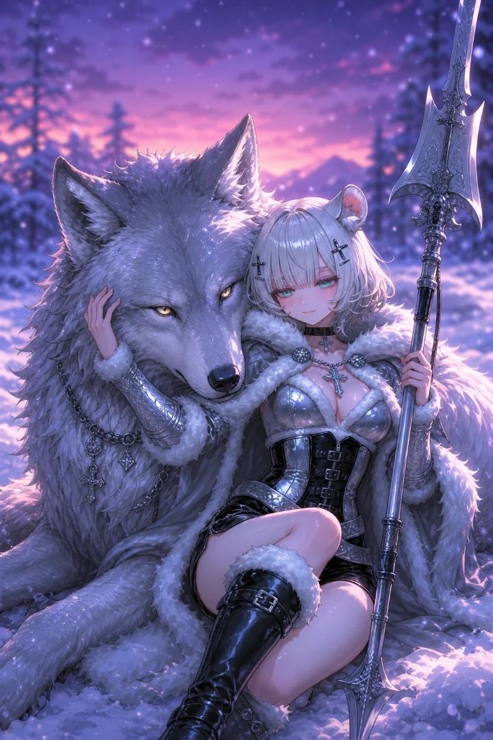 A Cute Snowfield Warrior