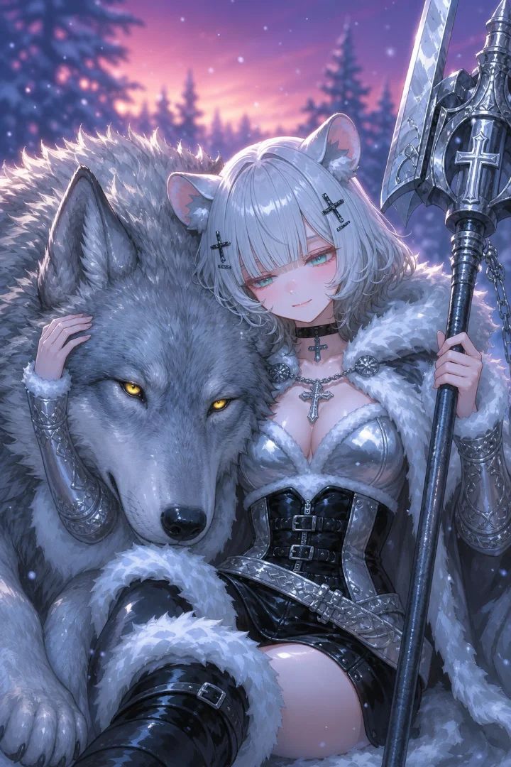 A Cute Snowfield Warrior