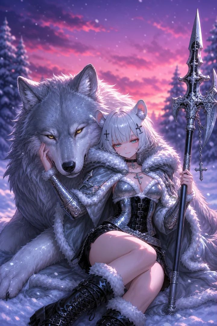 A Cute Snowfield Warrior