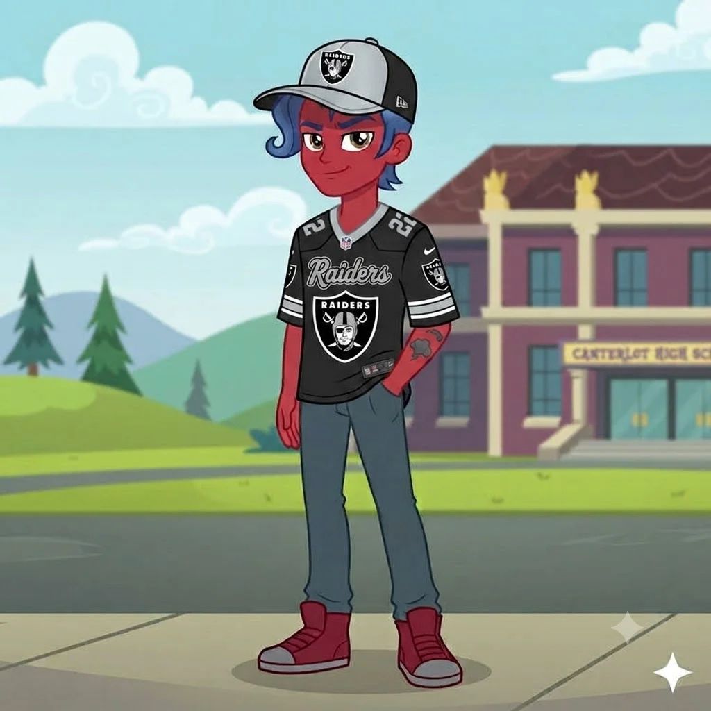 my OC fast cloud eg aka me in my favorite sports teams jerseys