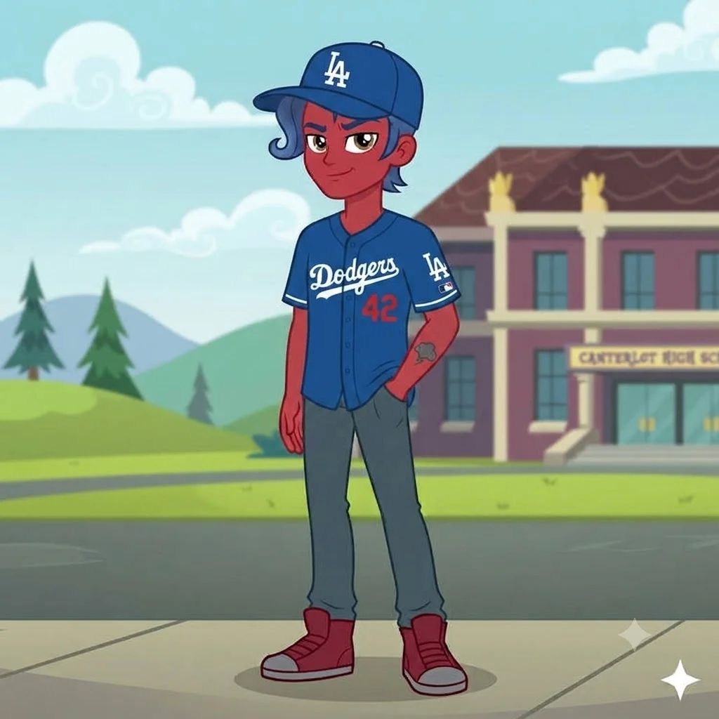 my OC fast cloud eg aka me in my favorite sports teams jerseys