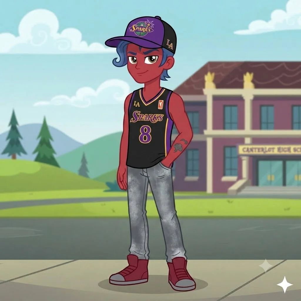 my OC fast cloud eg aka me in my favorite sports teams jerseys