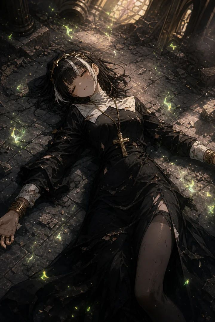 Defeated Corrupted Nun