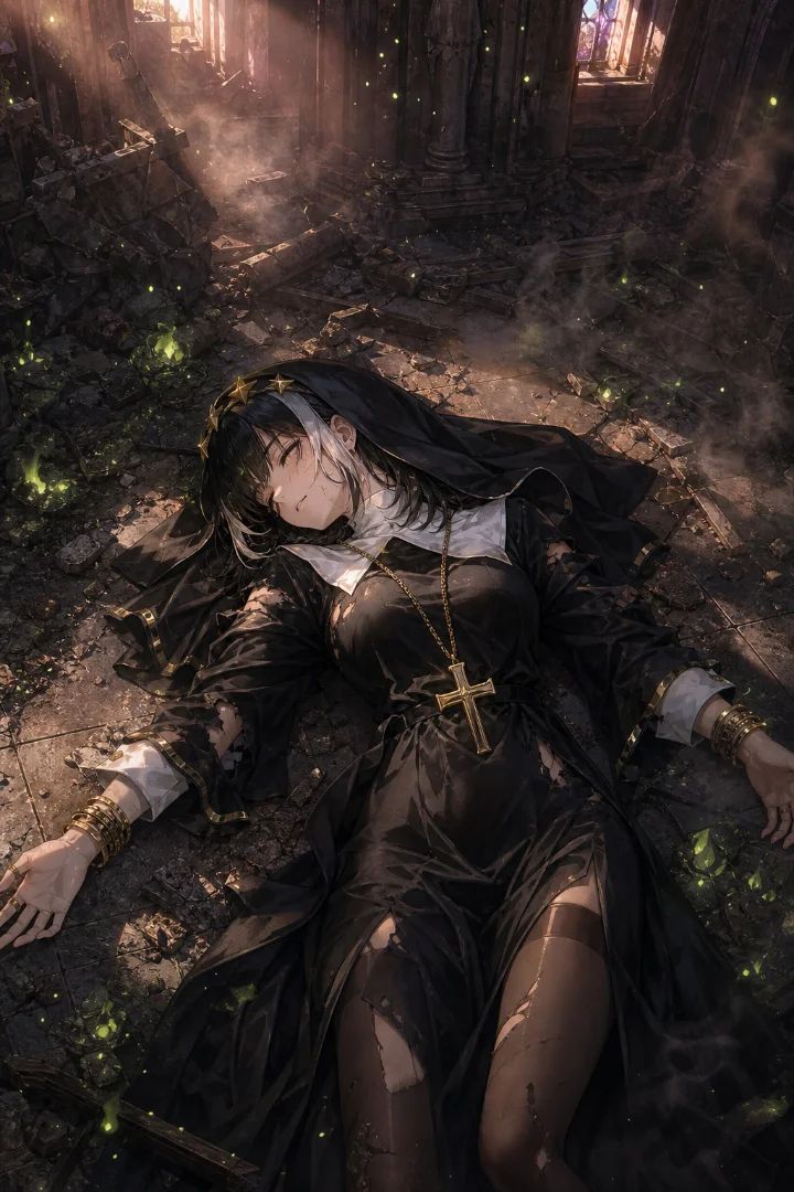 Defeated Corrupted Nun