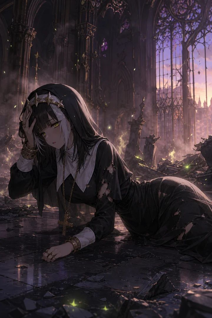 Defeated Corrupted Nun