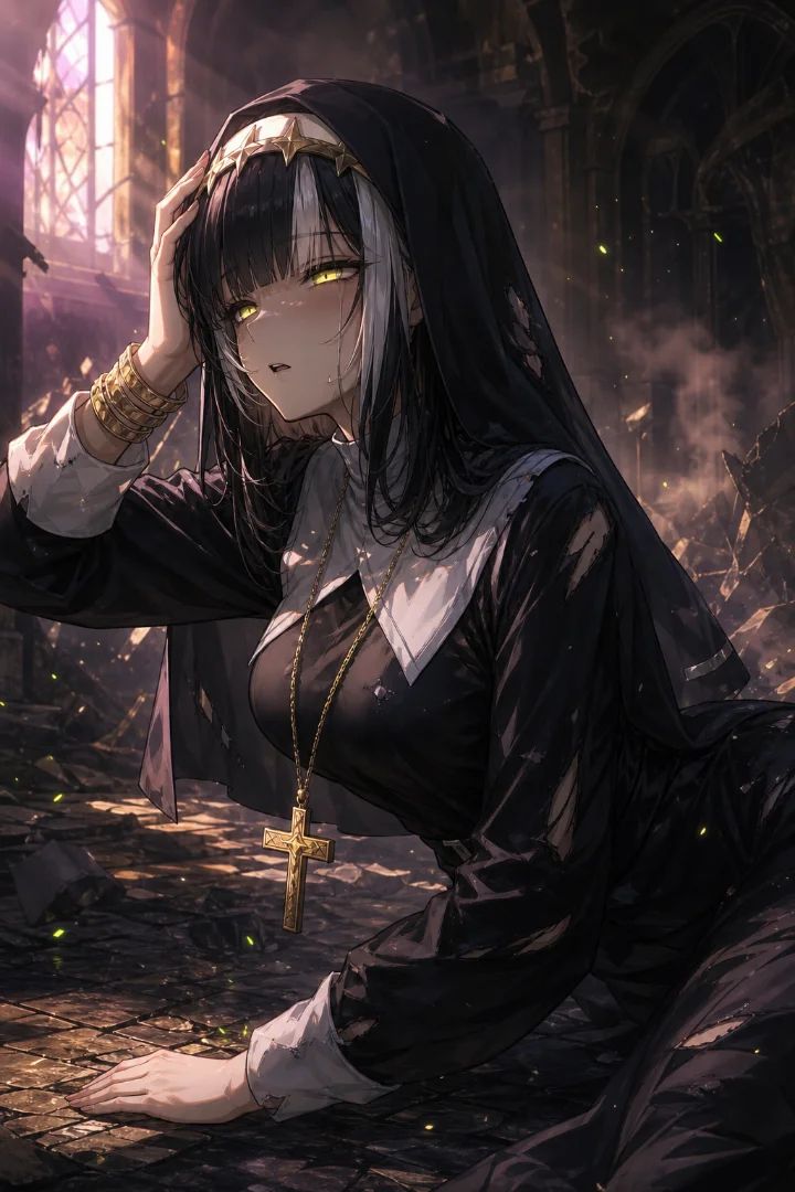 Defeated Corrupted Nun