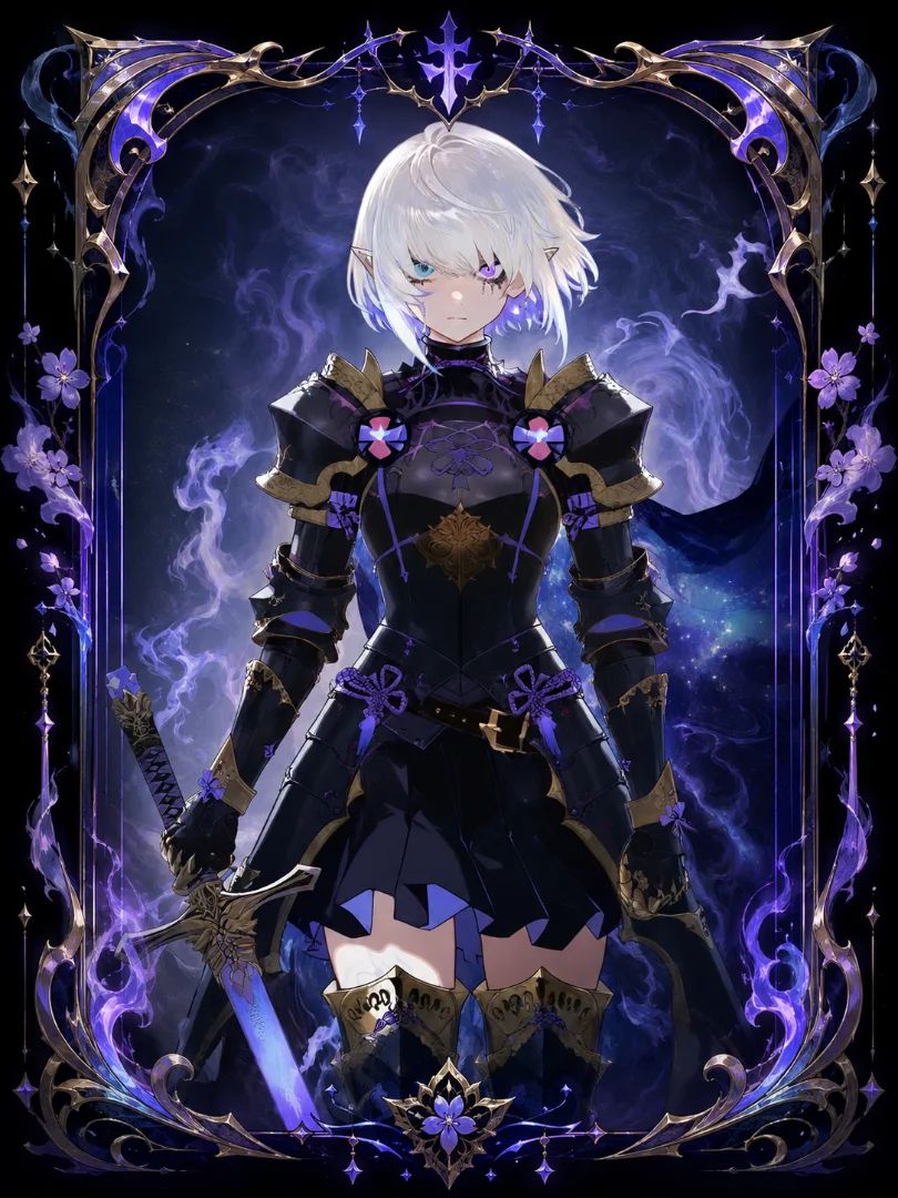 👑🌑 Villain Arc: The Fallen Queen (Themed Border)