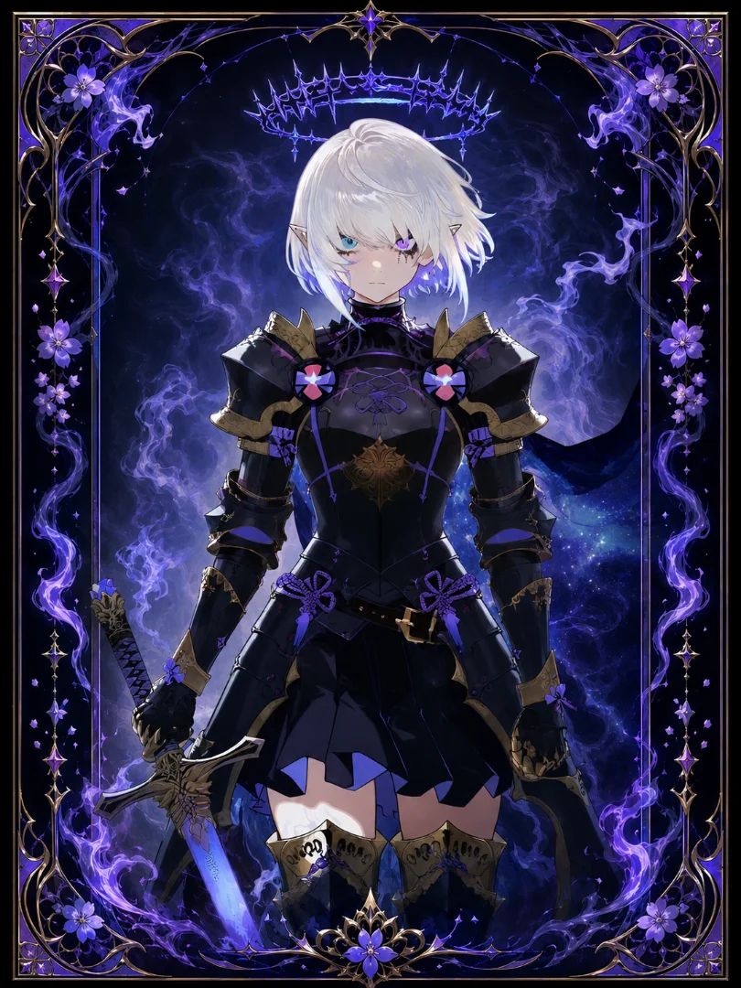 👑🌑 Villain Arc: The Fallen Queen (Themed Border)